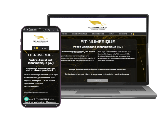 création site internet agen adapté à tout les supports (responsive)