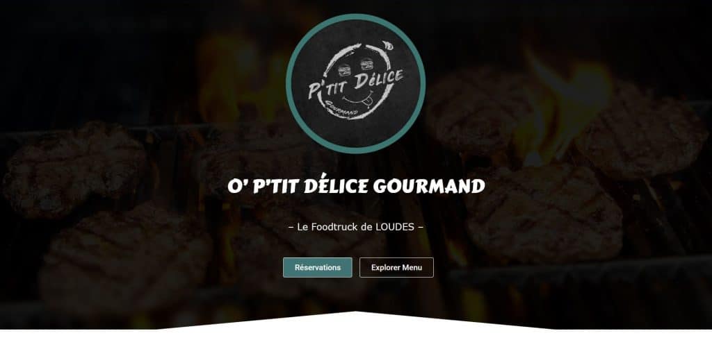 image lien site internet optitdelicegourmand.fr, foodtruck de loudes et charbonnier